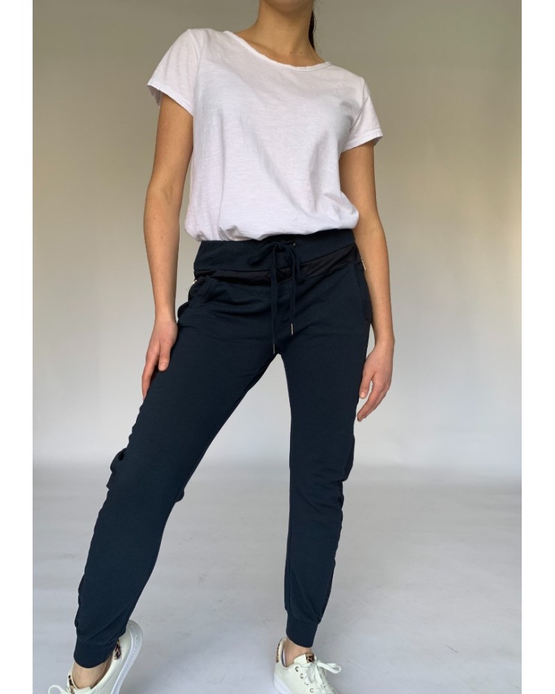 Navy Plain Joggers 