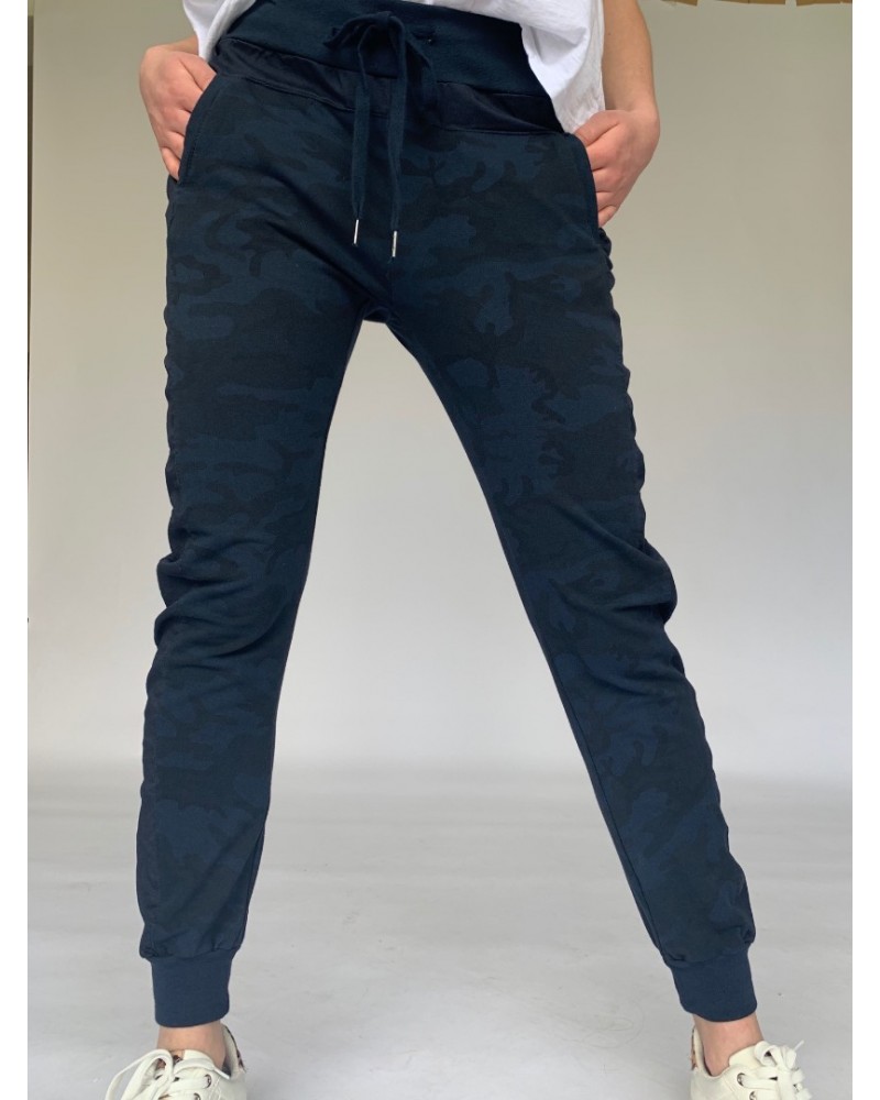 Camo Joggers Navy
