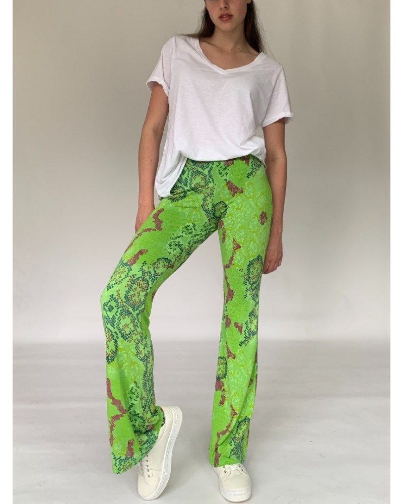 Reptile Jersey Flares