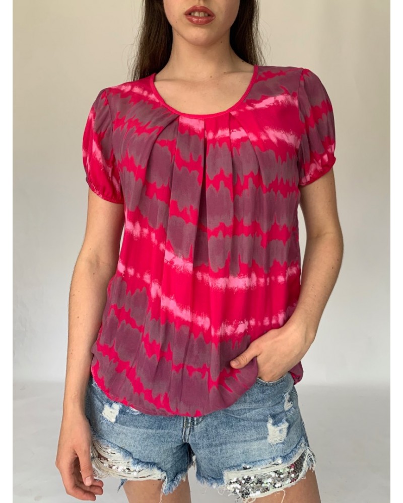 Pink Tie Dye Easy Top