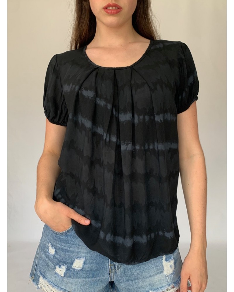 Black Tie Dye Easy Top