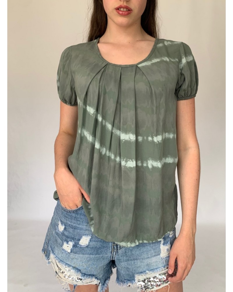 Military Tie Dye Easy Top