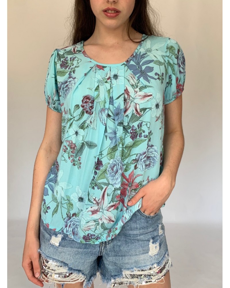 Turquoise Lilly Easy Top