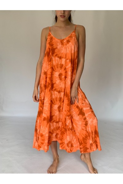 Orange Beach Dress