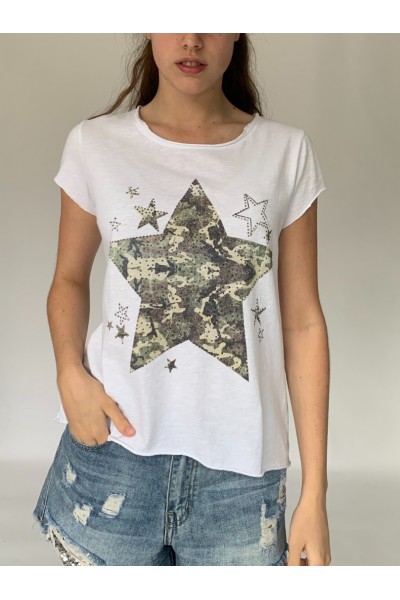Military Star Sparkle T-Shirt