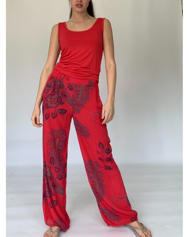 Red Cavallo Palazzo Pants 