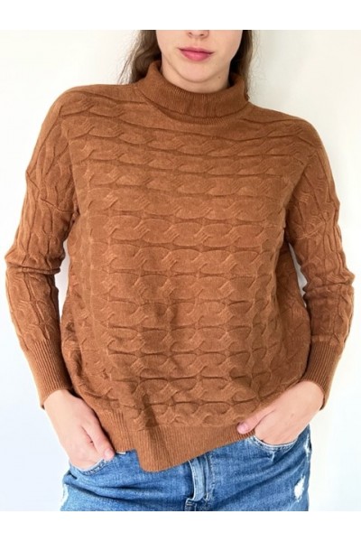 Cable knit Caramel