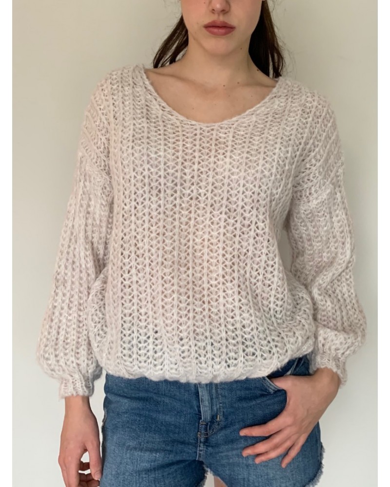 Boho V Neck Natural