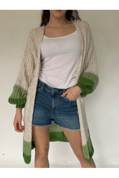 Ombre Cardi Green