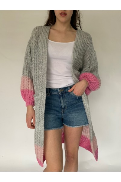Ombre Cardi Pink
