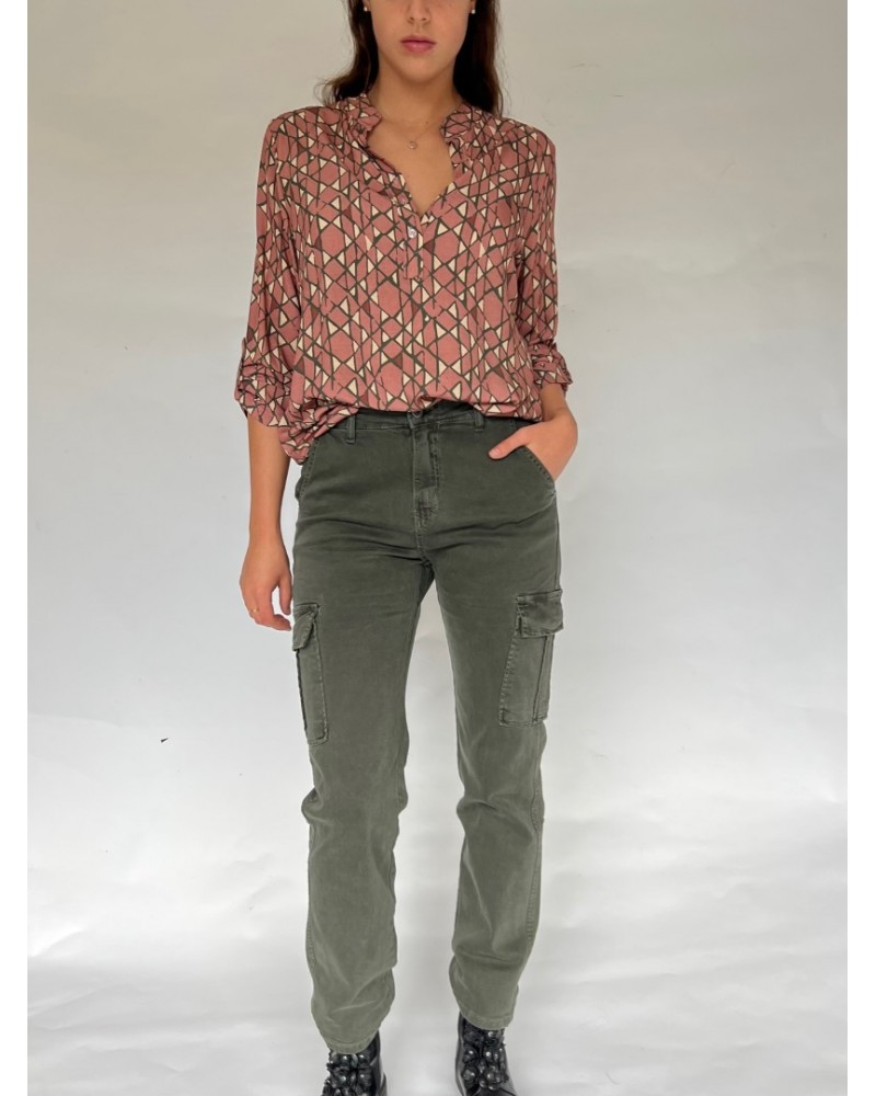 Khaki Straight cargos