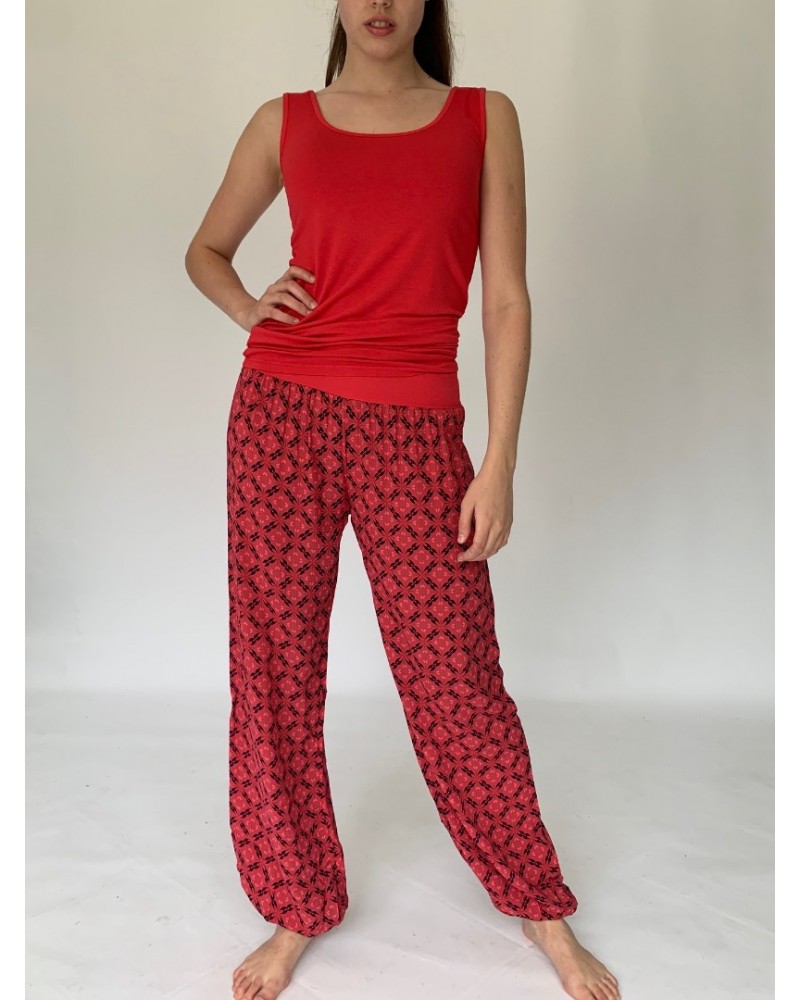 Red Sparkle Jersey Slouchies 