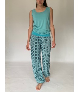 Turquoise Sparkle Jersey Slouchies