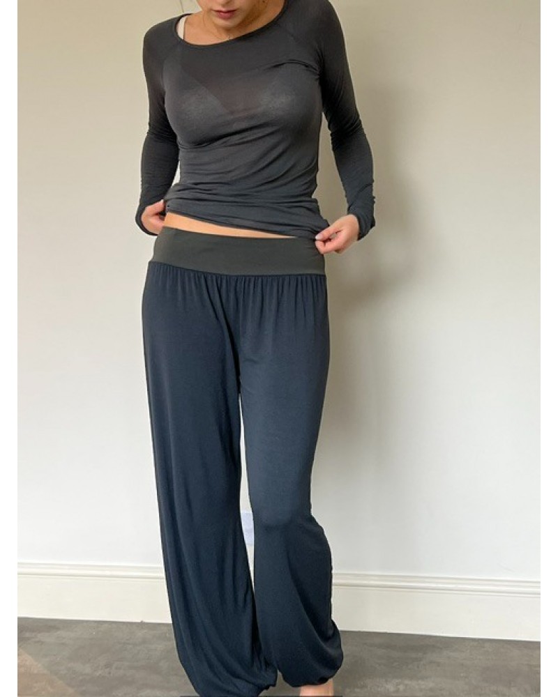 Shark Grey Jersey Slouchies
